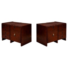 Geraldo de Barros Brazilian Modern Office Cabinet in Rosewood, Hobjeto, 1970s