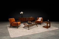 Geraldo de Barros for Hobjeto Bar Cart / Side Table in Hardwood, Brazil, 1970s