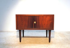 Geraldo de Barros for Unilabor, Pair of Side Tables with Rosewood Finishing