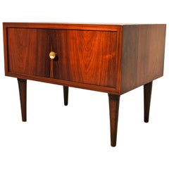 Geraldo de Barros for Unilabor, Pair of Side Tables with Rosewood Finishing