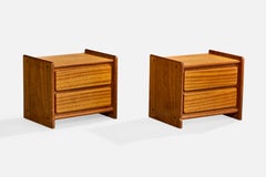 Geraldo de Barros, Comodini, Wood, Brasile, anni '70