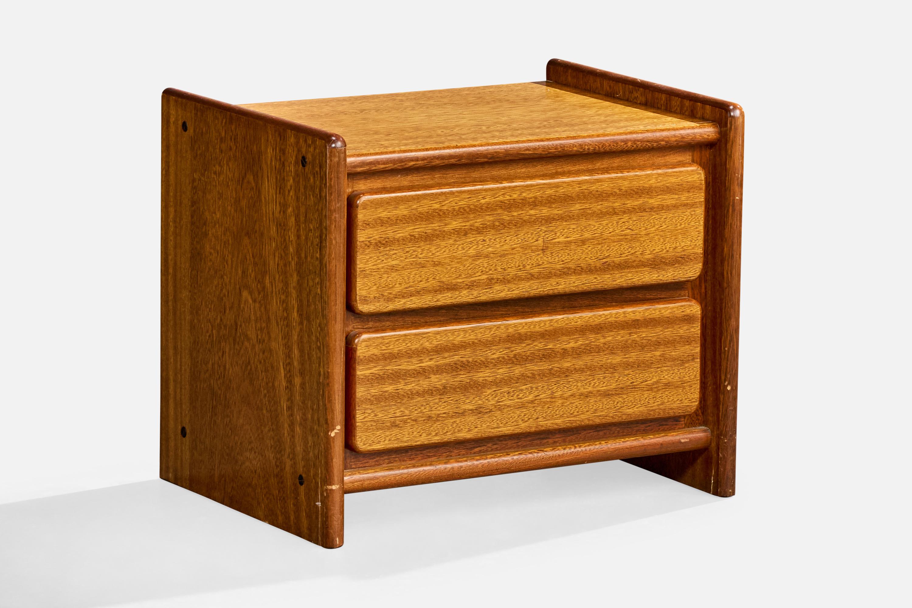 Geraldo de Barros, Mesillas de noche, Madera, Brasil, Década de 1970 Brasileño en venta