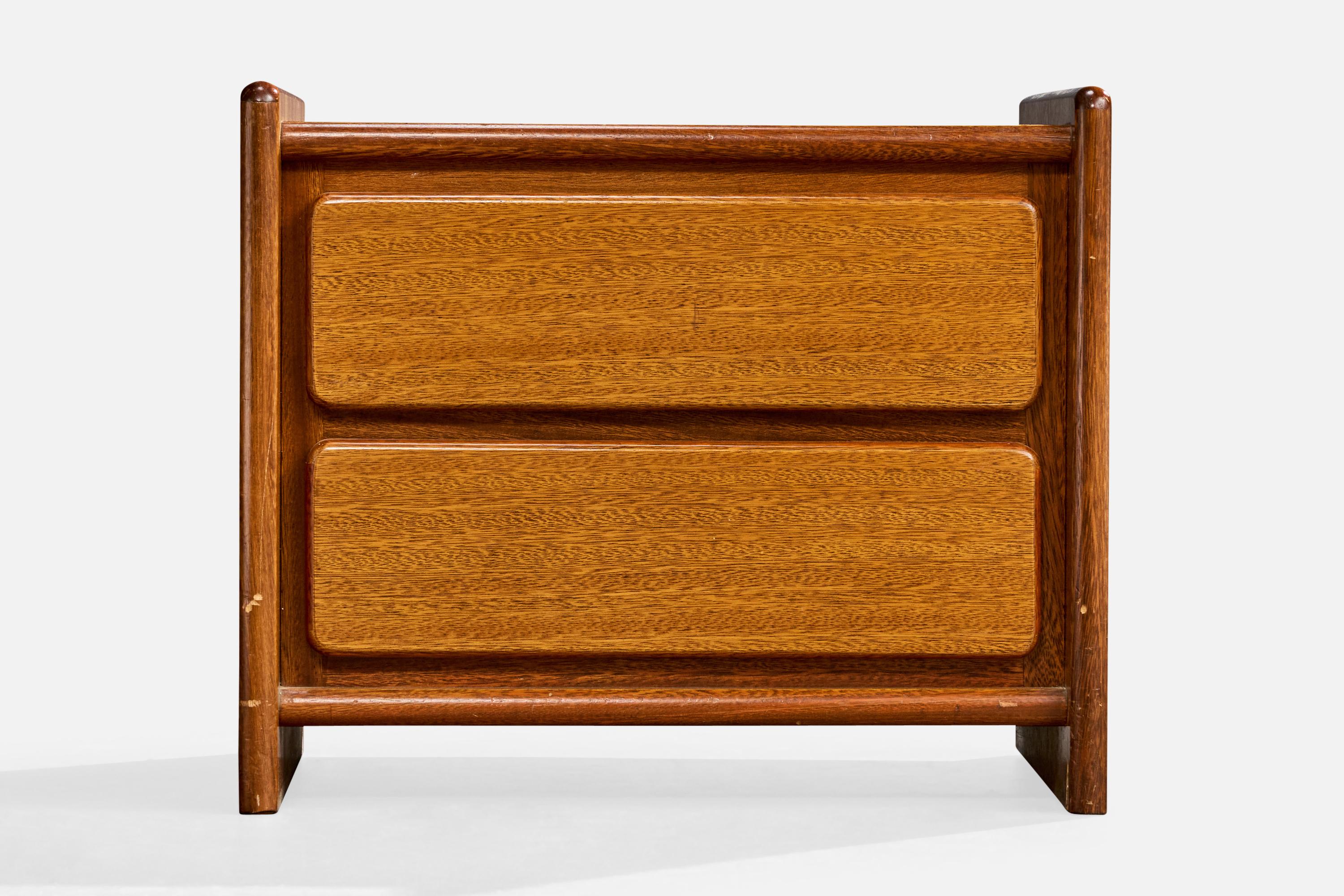 Geraldo de Barros, Mesillas de noche, Madera, Brasil, Década de 1970 finales del siglo XX en venta