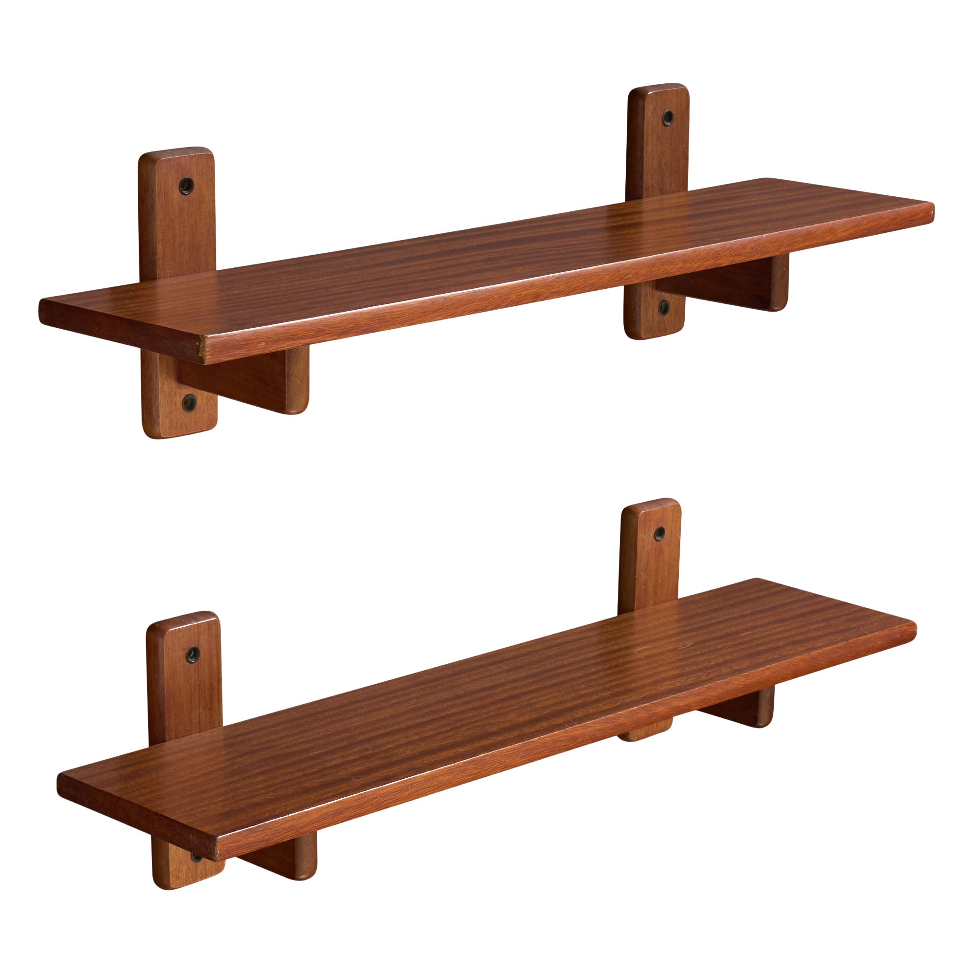 Geraldo De Barros, Shelves, Wood, Brazil, 1970s