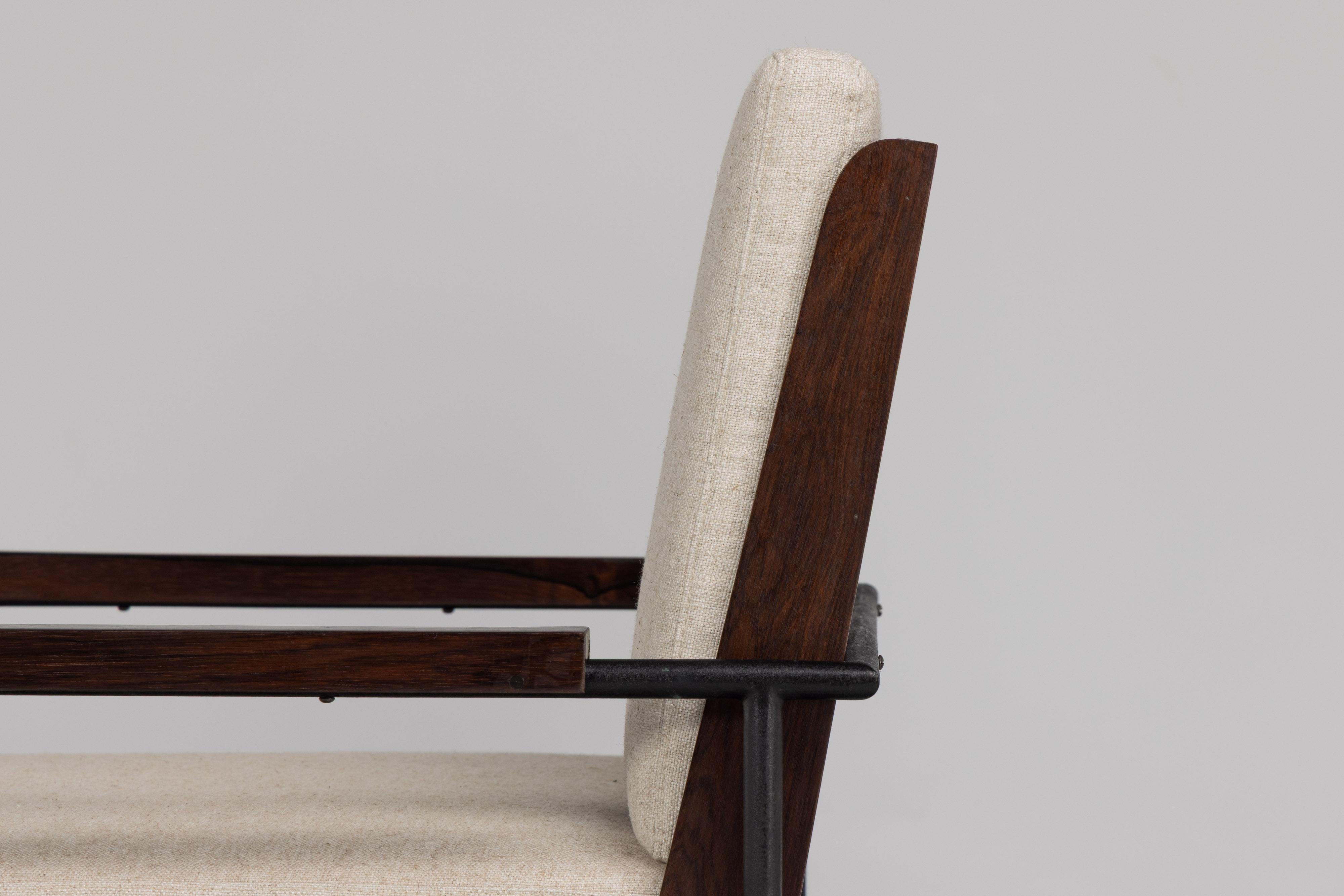 Geraldo de Barros UL19 armchairs Unilabor Brazil 1955 For Sale 3
