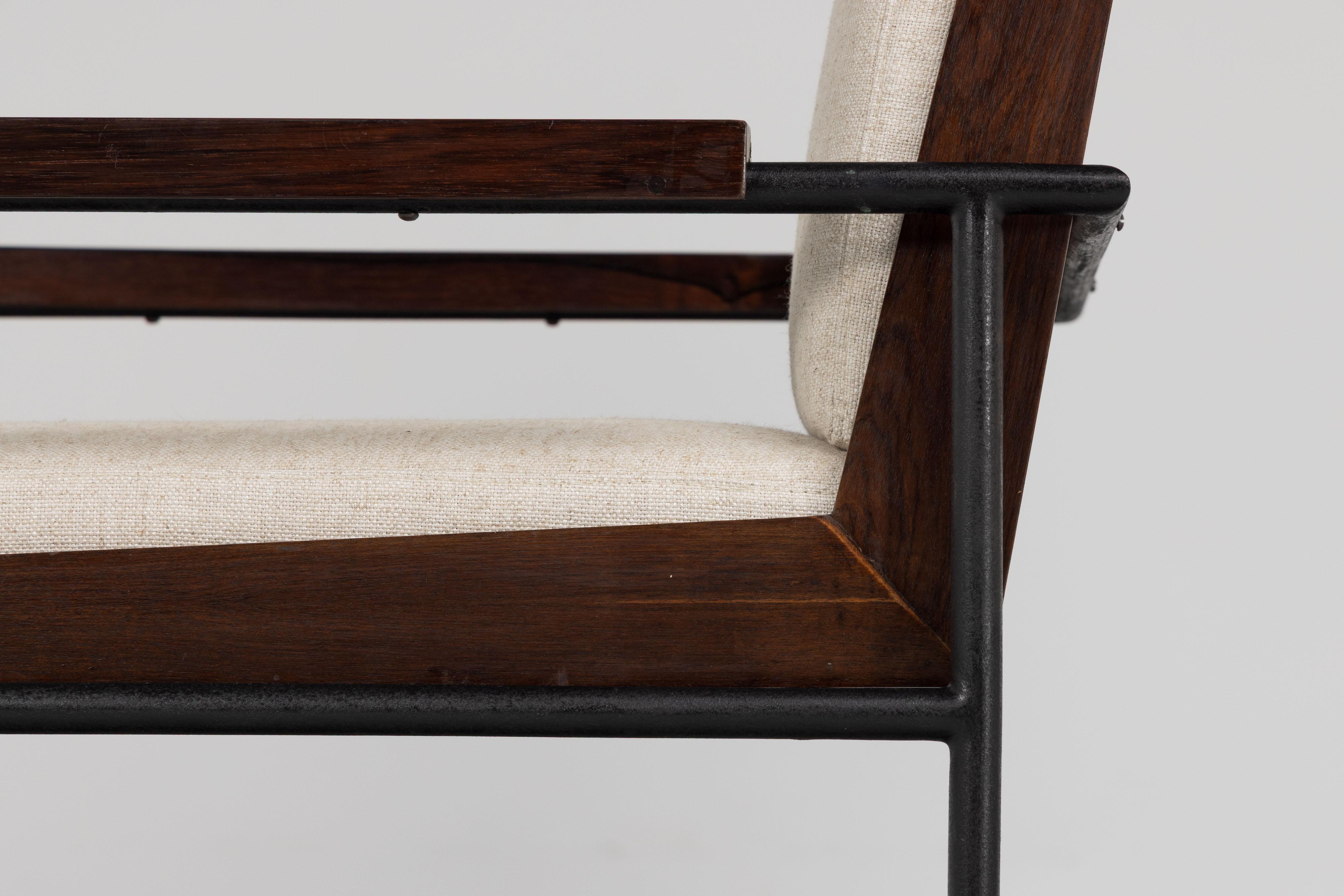 Geraldo de Barros UL19 armchairs Unilabor Brazil 1955 For Sale 4