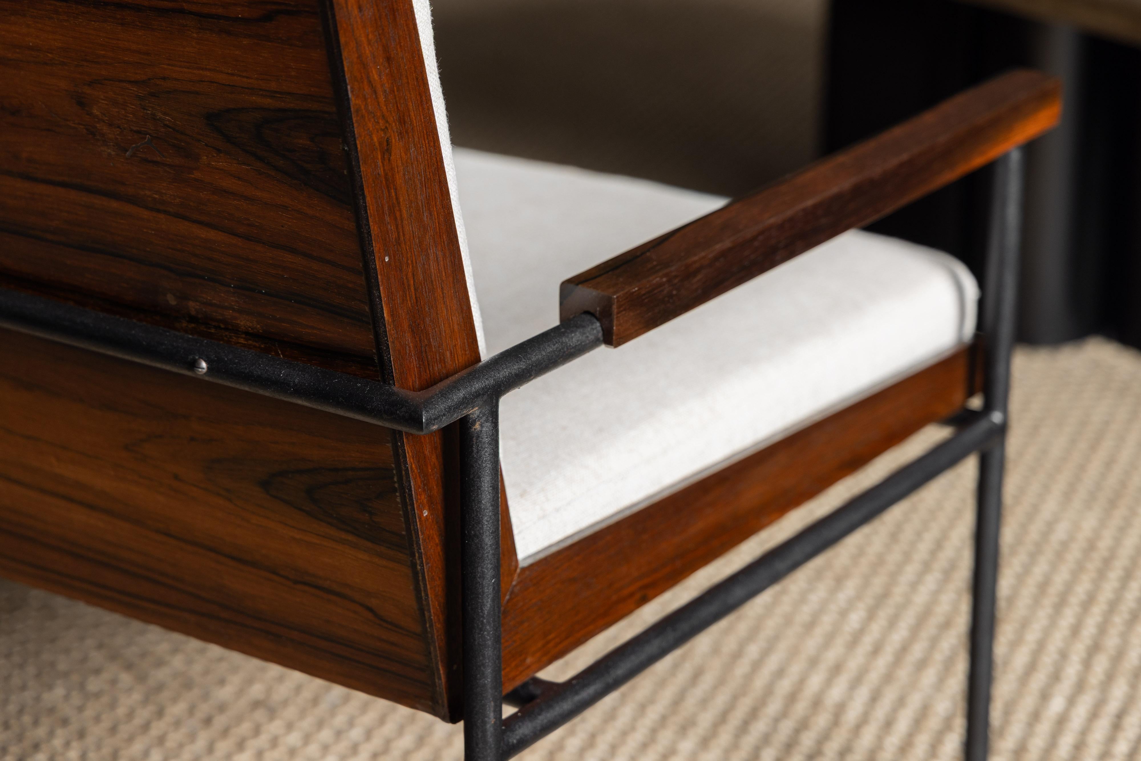 Geraldo de Barros UL19 armchairs Unilabor Brazil 1955 For Sale 1
