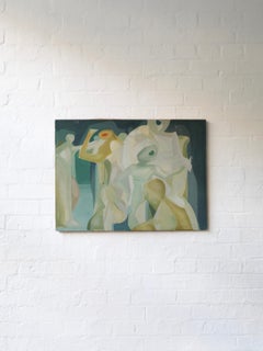French Cubist Oil on Canvas, Gérard Andrès (1956-2020)