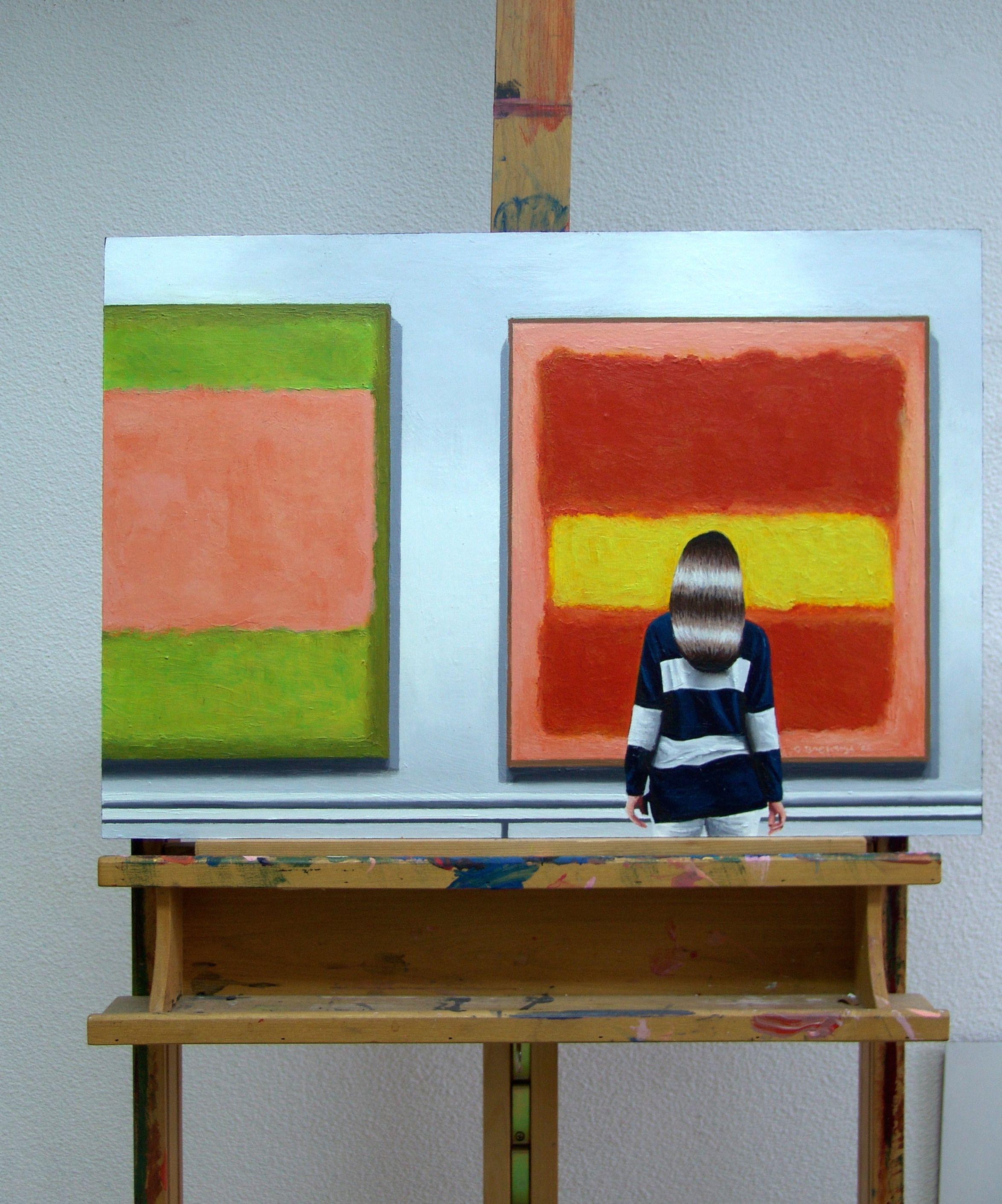 Double Rothko, Painting, Acrylic on Wood Panel 4