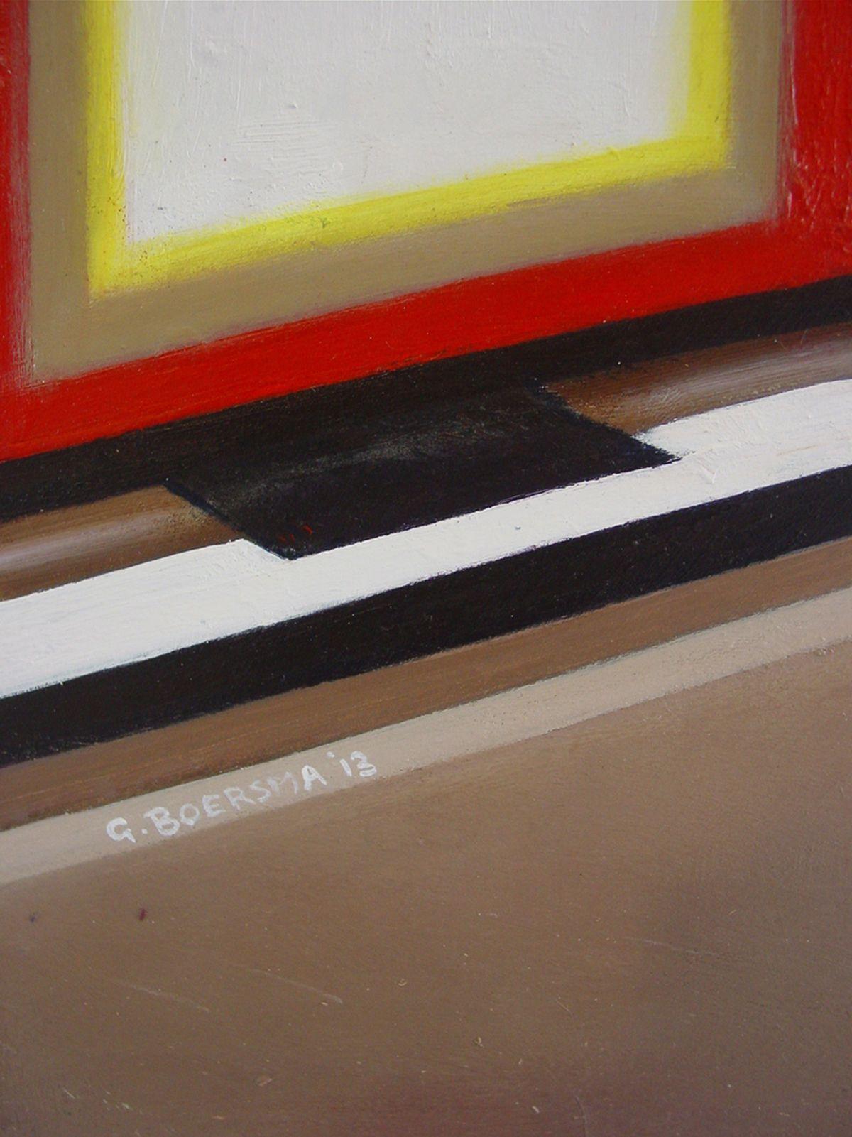 Flat Screens, Painting, Acrylic on Wood Panel 2