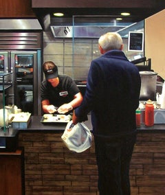 Massis Kabob, peinture, acrylique sur panneau de bois