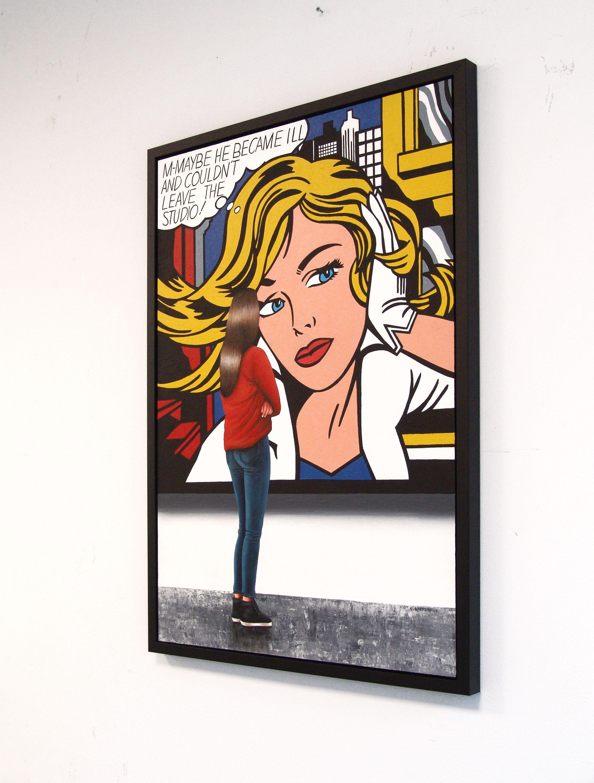 Vielleicht, Gemälde, Acryl auf Holzplatte (Fotorealismus), Painting, von Gerard Boersma