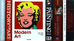 Modern Art Books, Painting, Acrylic on MDF Panel