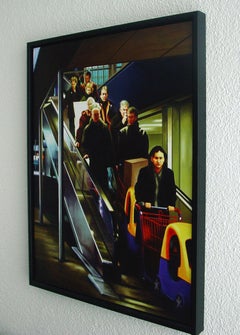 Produit, peinture, acrylique sur panneau de bois