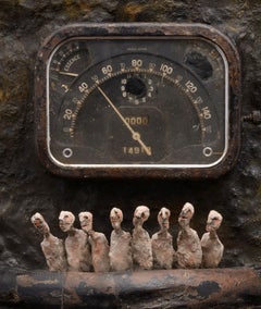 Scultura da parete di Outsider Art: "L'usine (IV)