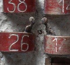 Scultura da parete di Outsider Art: "Numeri