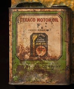 Outsider Art Wall Sculpture: 'TEXACO'