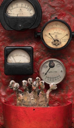 Scultura murale outsider: 'La fabbrica rossa'