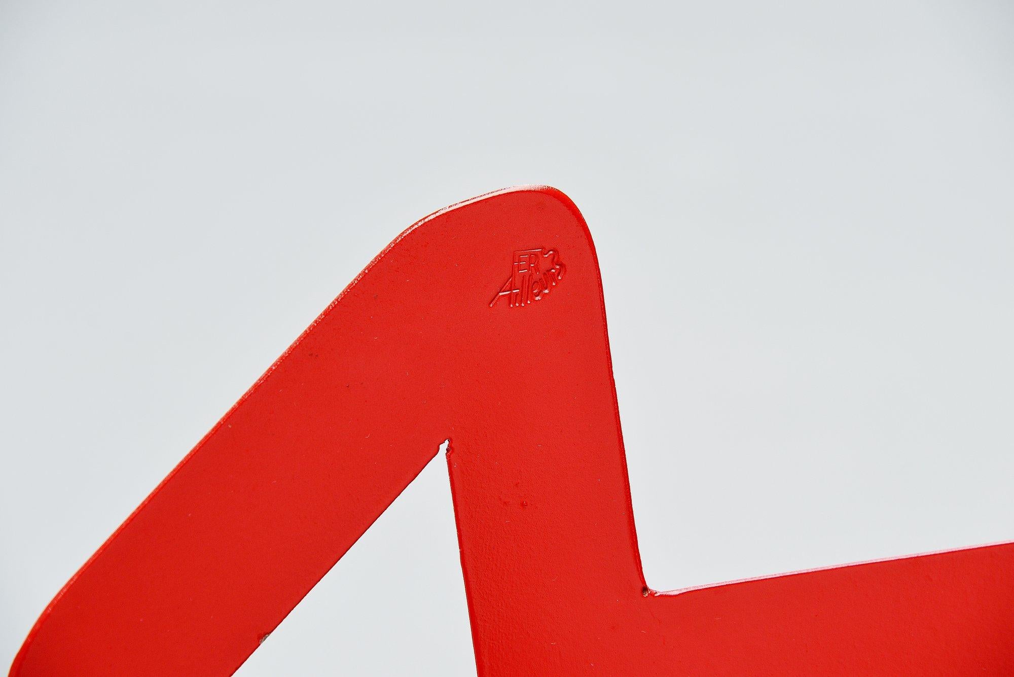 Late 20th Century Gerard Coquelin Zig Zag Chair, France, 1990