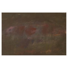 Gérard Cyne, French Artist, Pastel on Paper, Abstract Composition