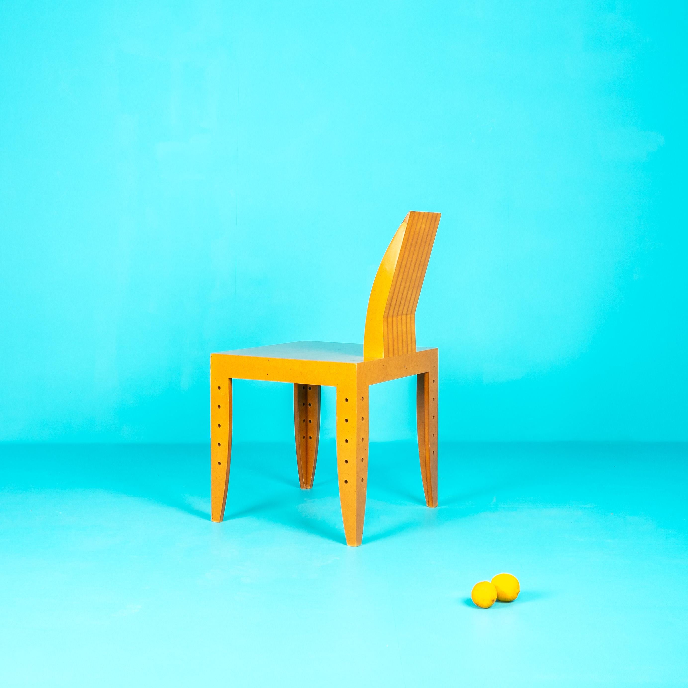 Minimalist Gerard DALMON rare YM Chair - 1986  Neotu edition France For Sale