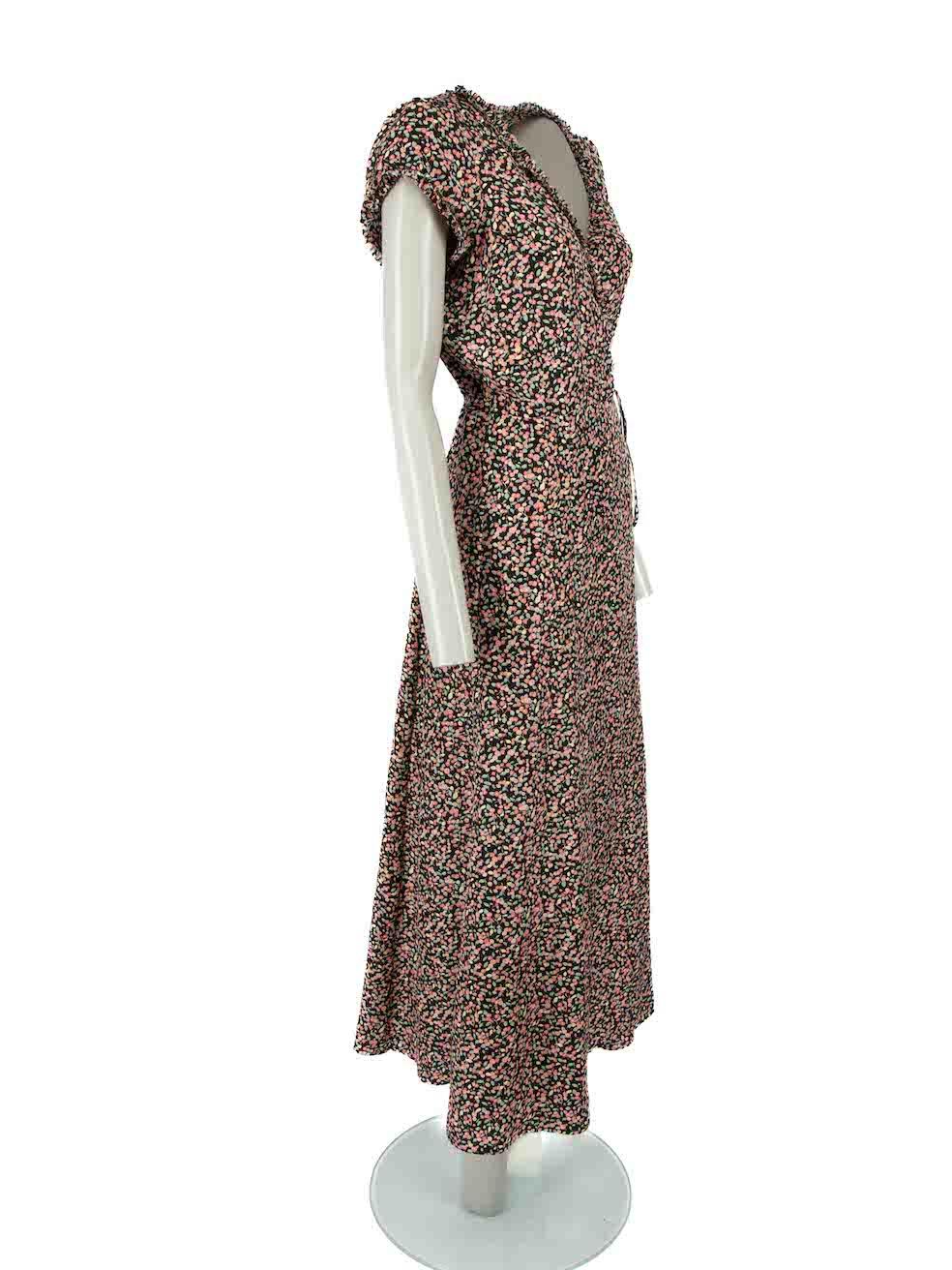 CONDITION is Very good. Hardly any visible wear to dress is evident on this used Gerard Darel designer resale item.

 Details
 Multicolour
 Silk
 Wrap dress
 Floral print
 Midi
 Short sleeves
 V-neck
 Made in Lithuania
 Composition
 100% Silk
 
