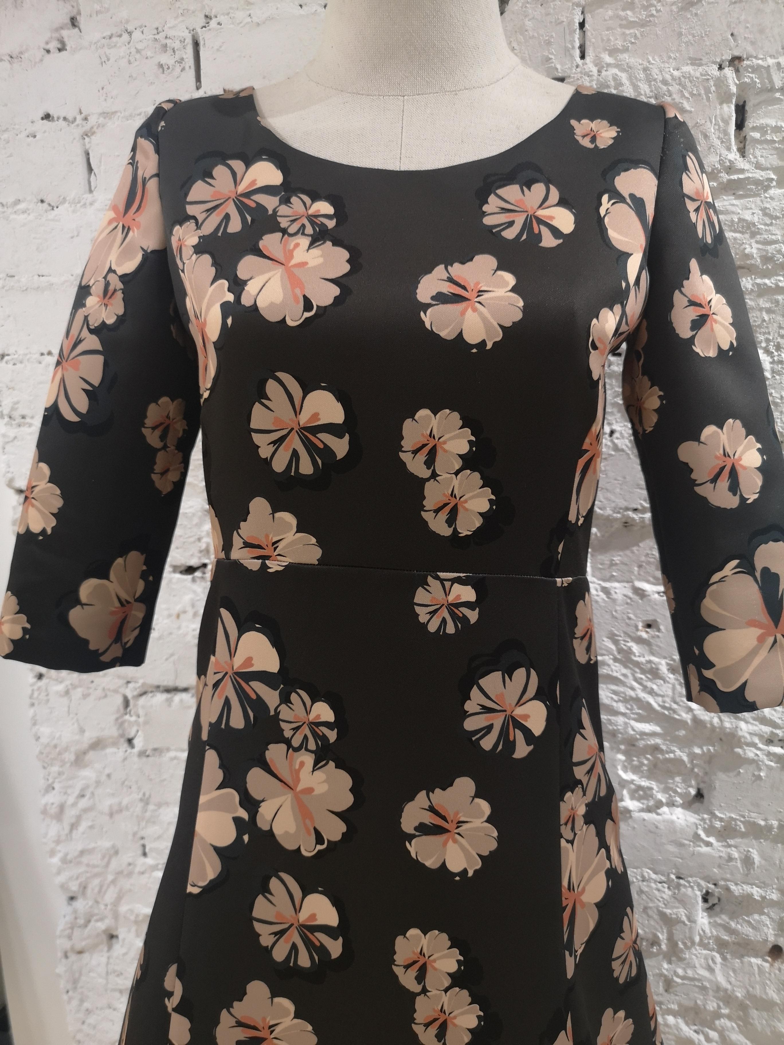 Black Gerard Darel flower dress For Sale