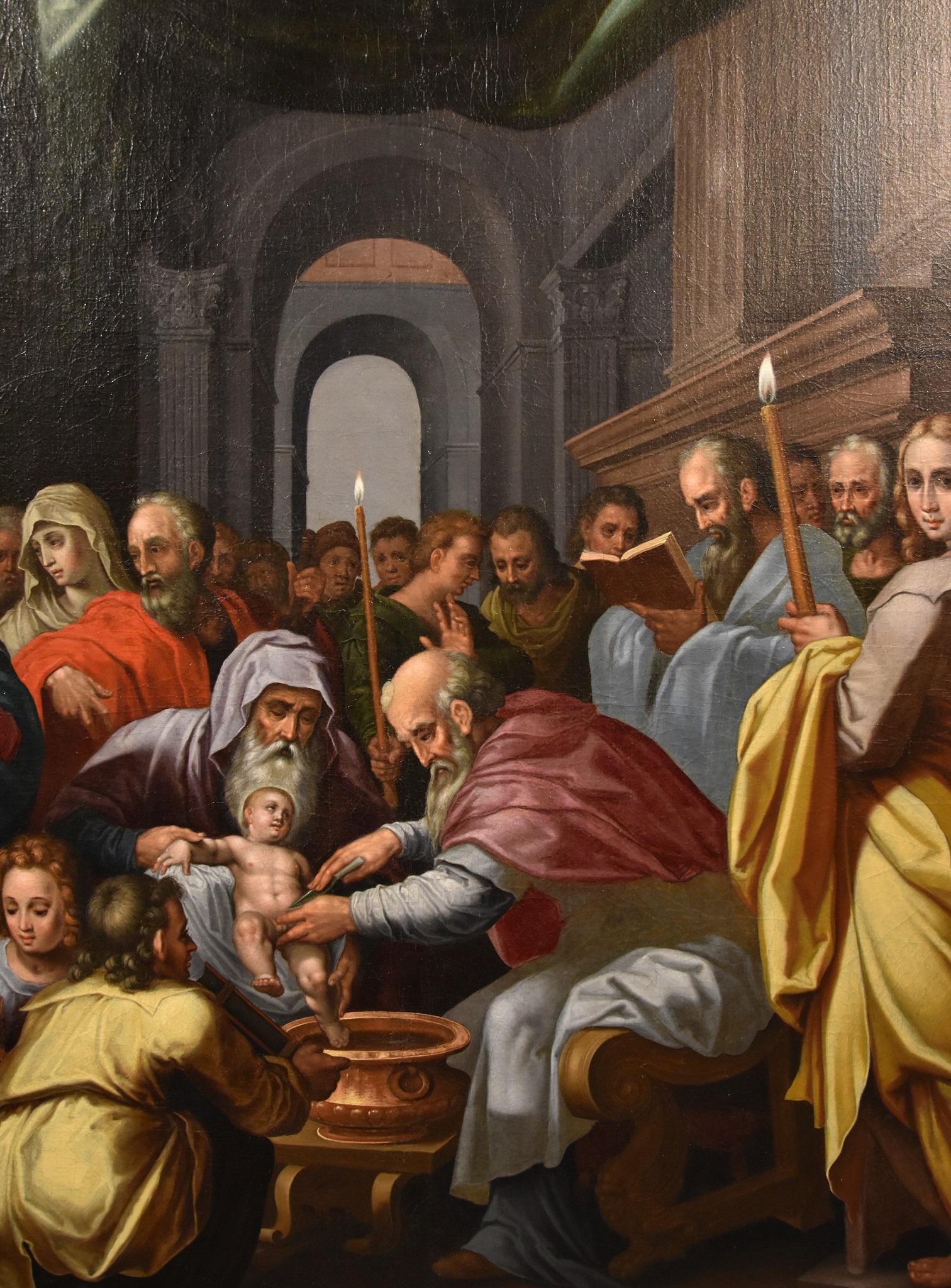 Circumcision Christ Lairesse Flemish Paint Oil on canvas Old master 17th Century For Sale 6