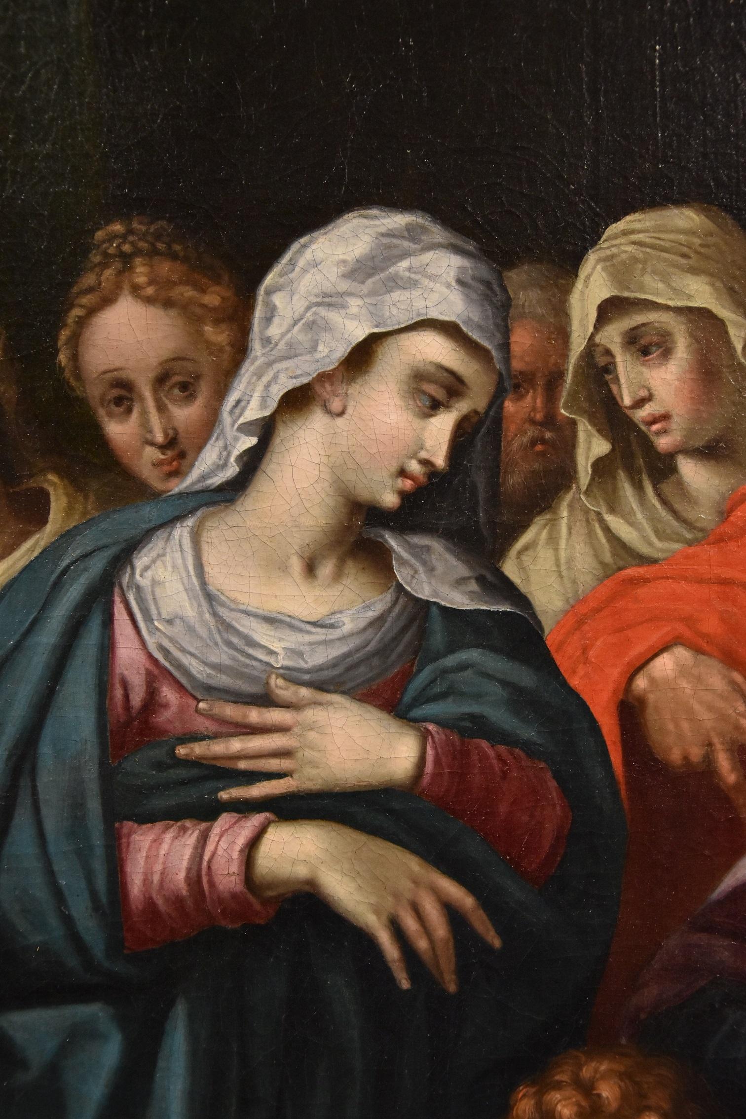 Circumcision Christ Lairesse Flemish Paint Oil on canvas Old master 17th Century For Sale 14