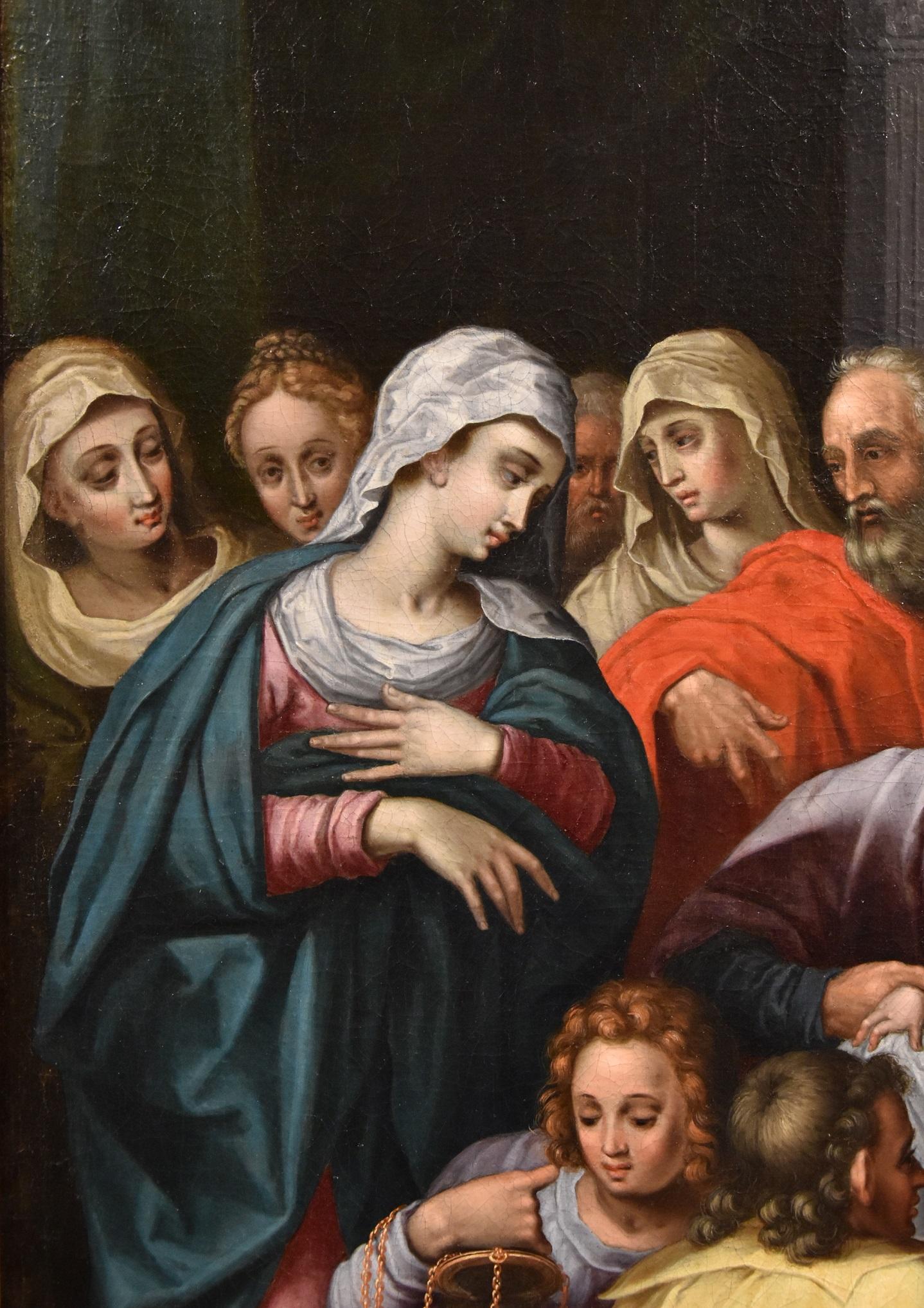 Circumcision Christ Lairesse Flemish Paint Oil on canvas Old master 17th Century For Sale 2