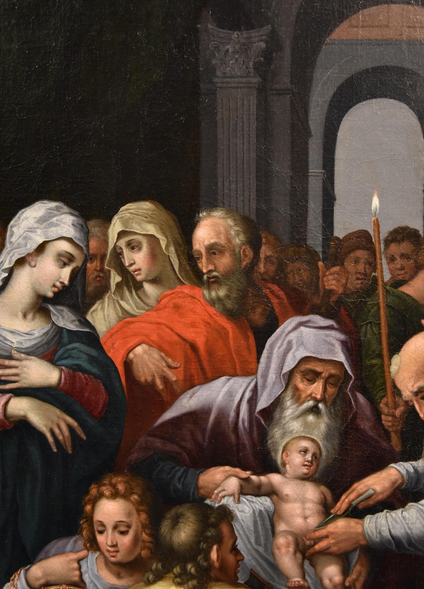 Circumcision Christ Lairesse Flemish Paint Oil on canvas Old master 17th Century For Sale 3