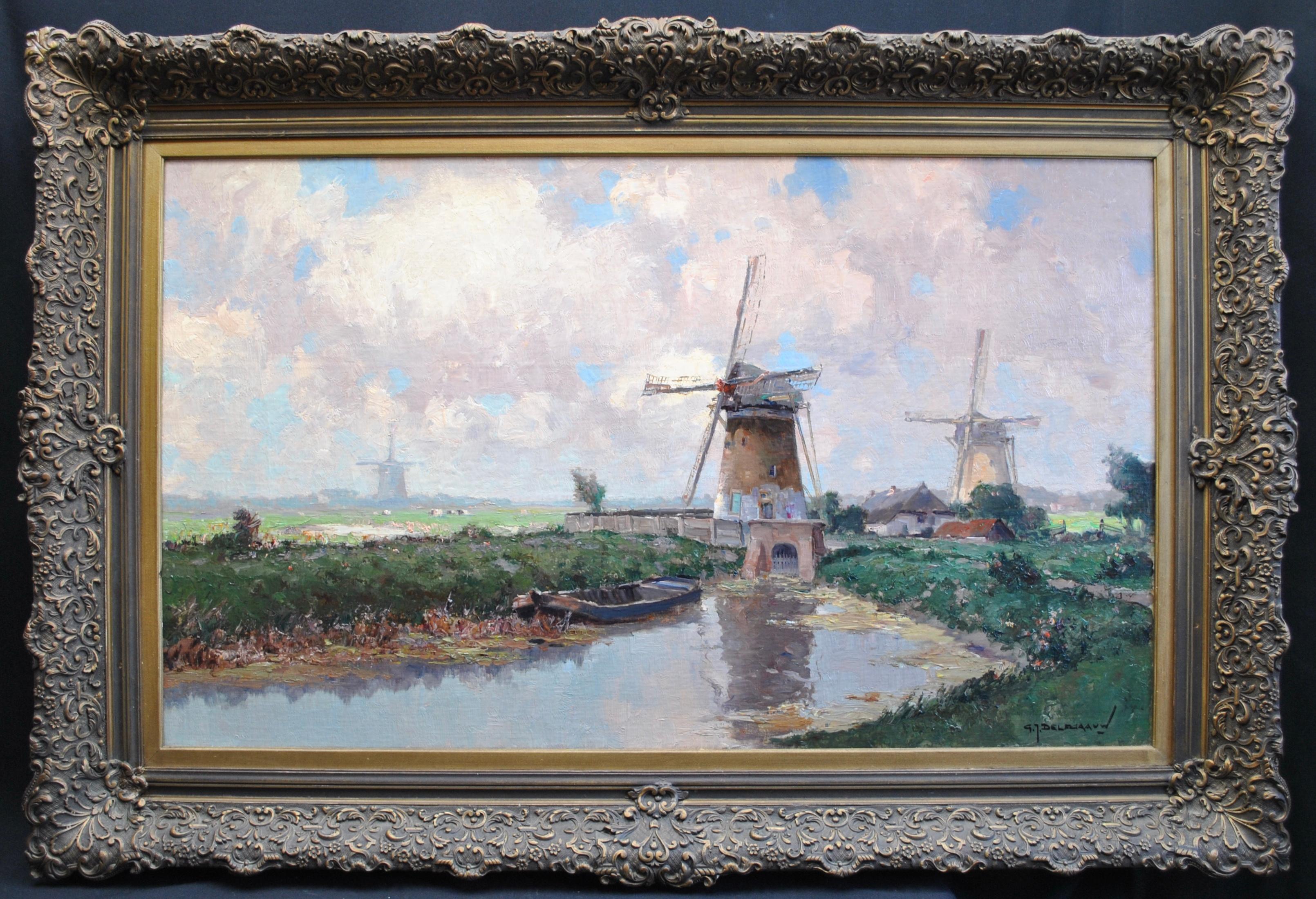 dutch windmill paintings