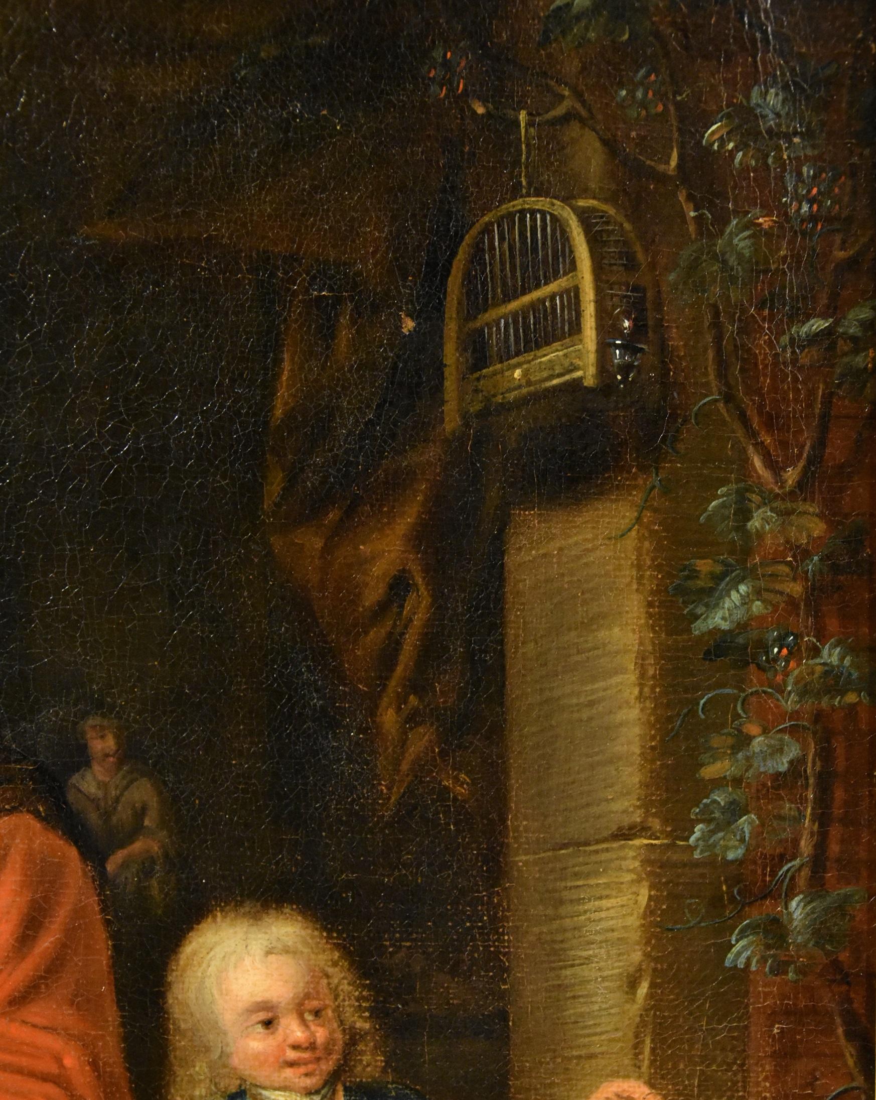 Genre Scenes, Oil on canvas, Old master 18th Century Flemish 9