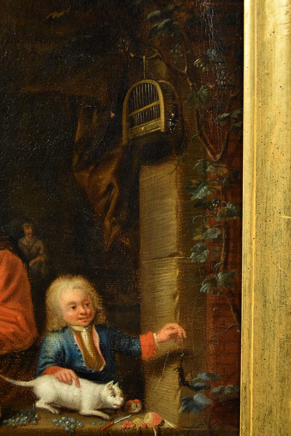 Genre Scenes, Oil on canvas, Old master 18th Century Flemish 10
