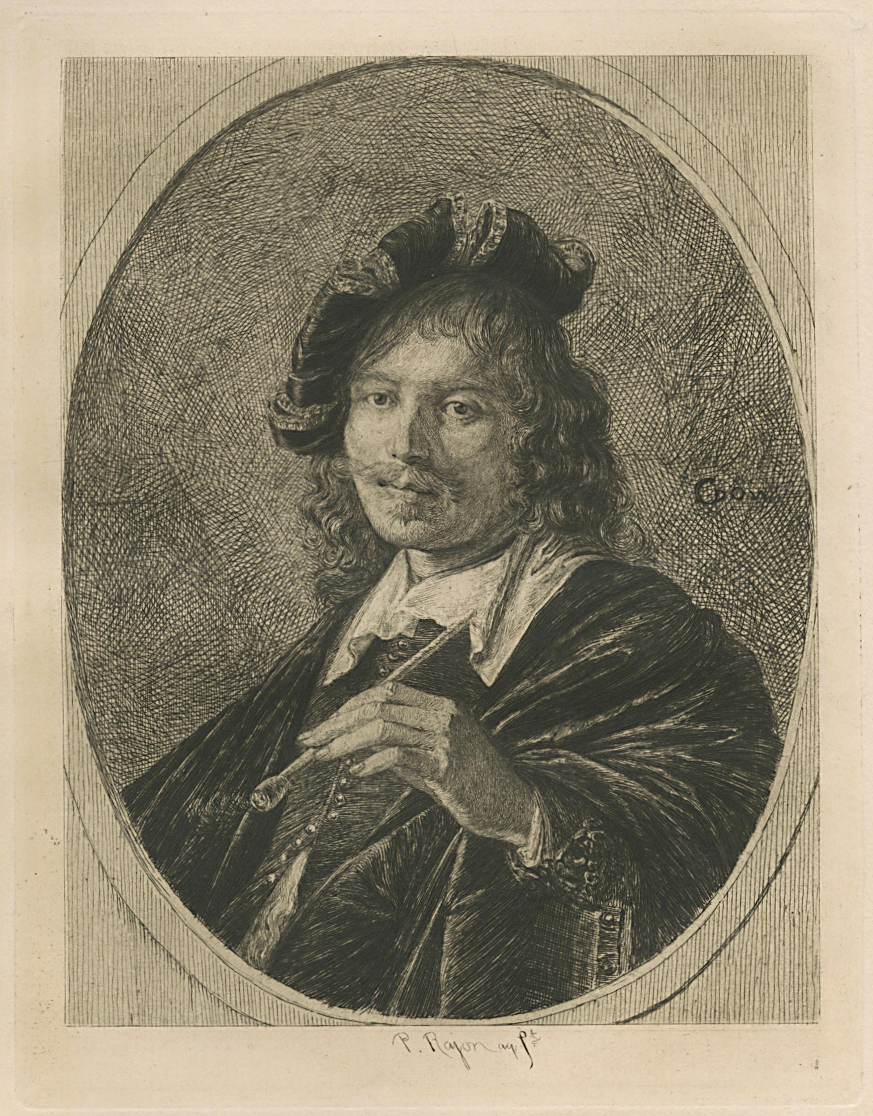 El retrato que Gerard Dou hace de sí mismo