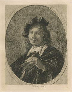 El retrato que Gerard Dou hace de sí mismo