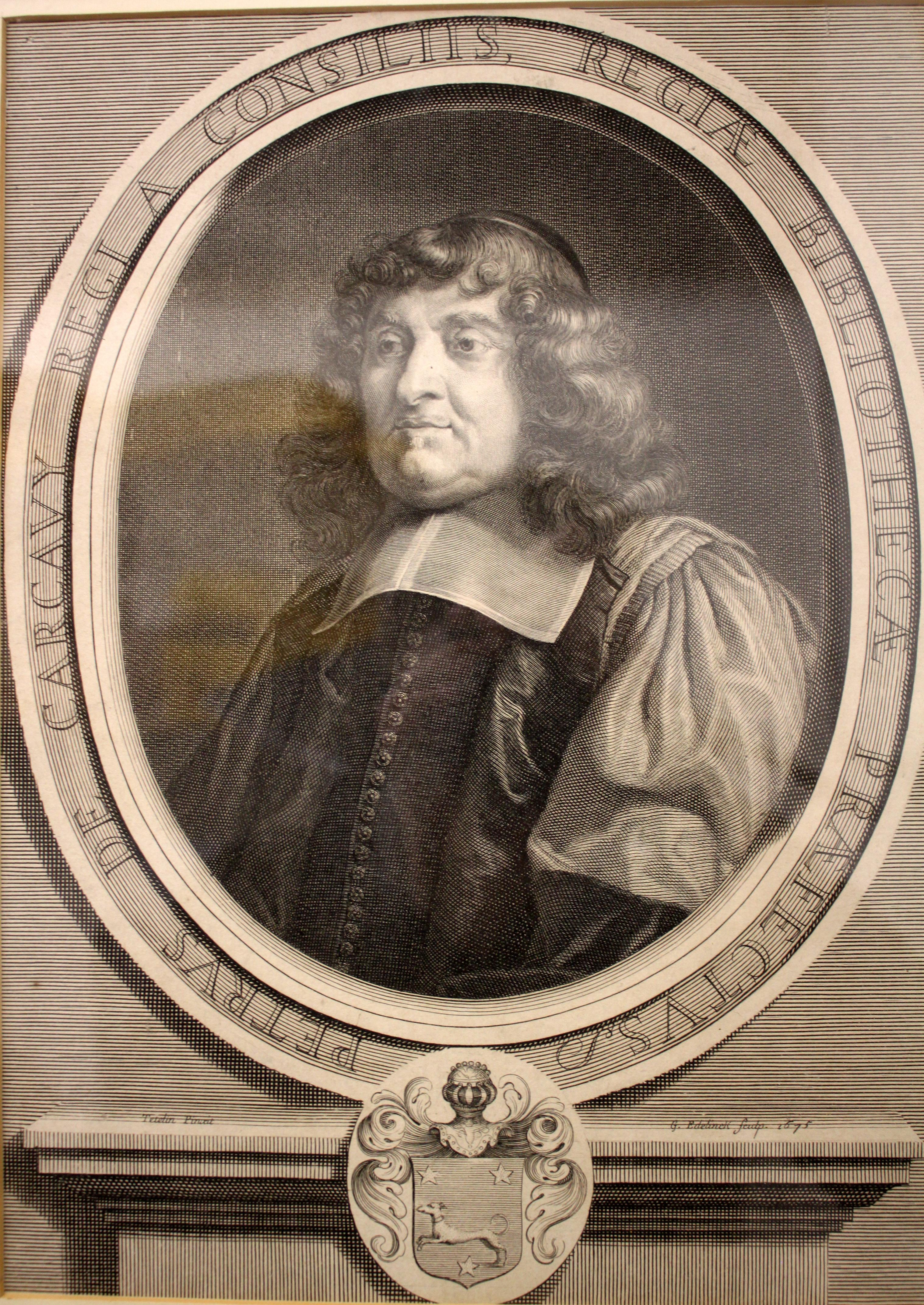 French Gérard Edelinck - Portrait For Sale