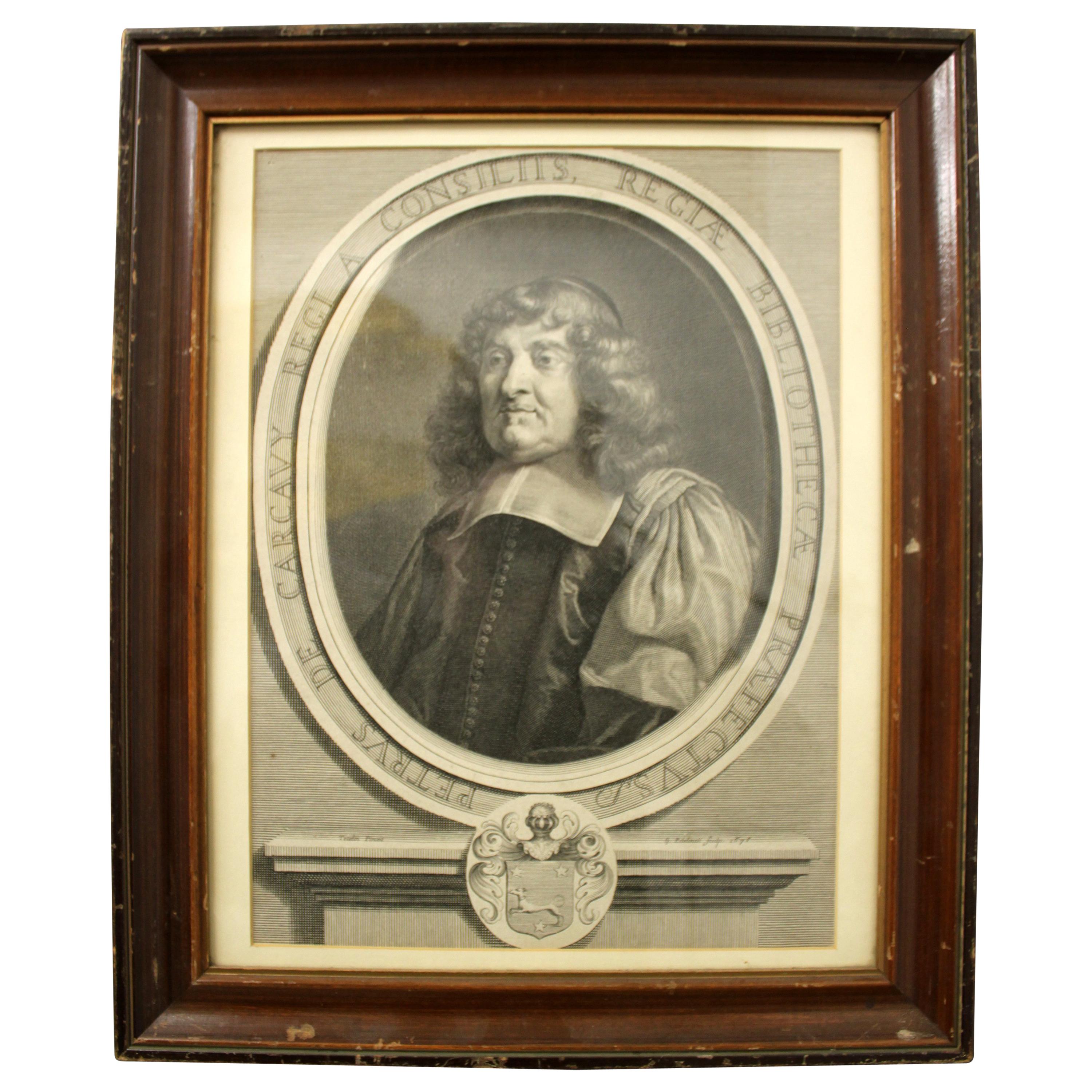 Ein Porträt von Gérard Edelinck im Angebot