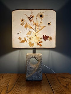 Gerard Esnault French Designer Stone Table Lamp