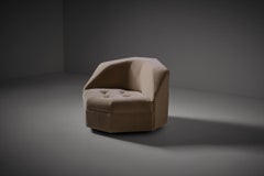 Gérard Gallet Easy Chair for Mobilier International, France, circa 1980