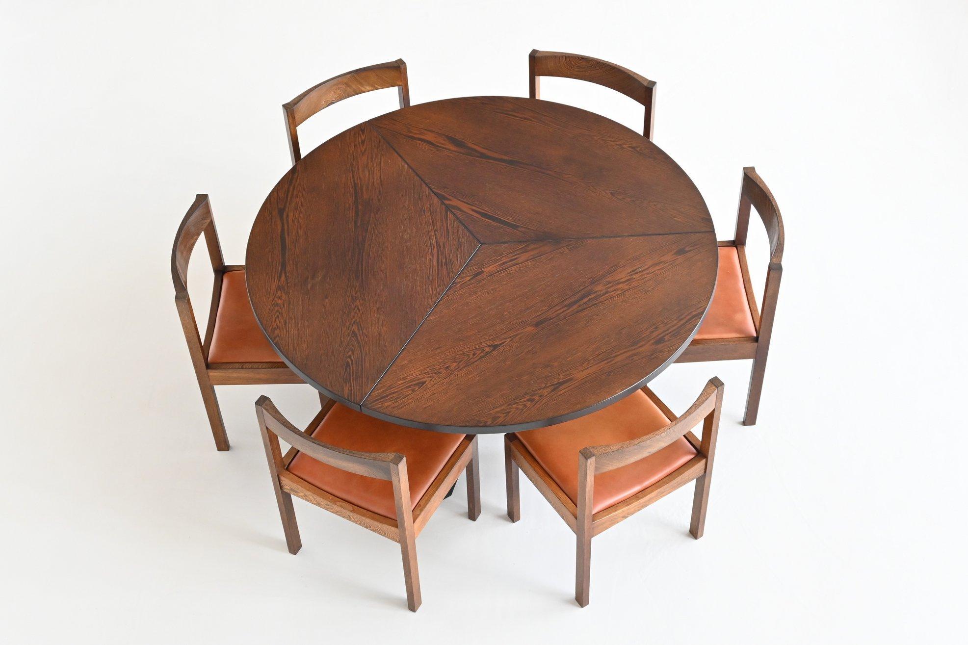 Gerard Geytenbeek Tripod Dining Table Wenge The Netherlands 1960 4