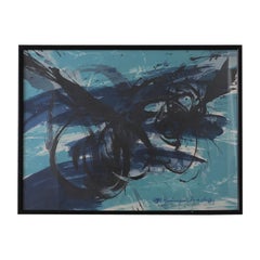 Gérard Gosselin, Lithographie, 1989, gerahmt