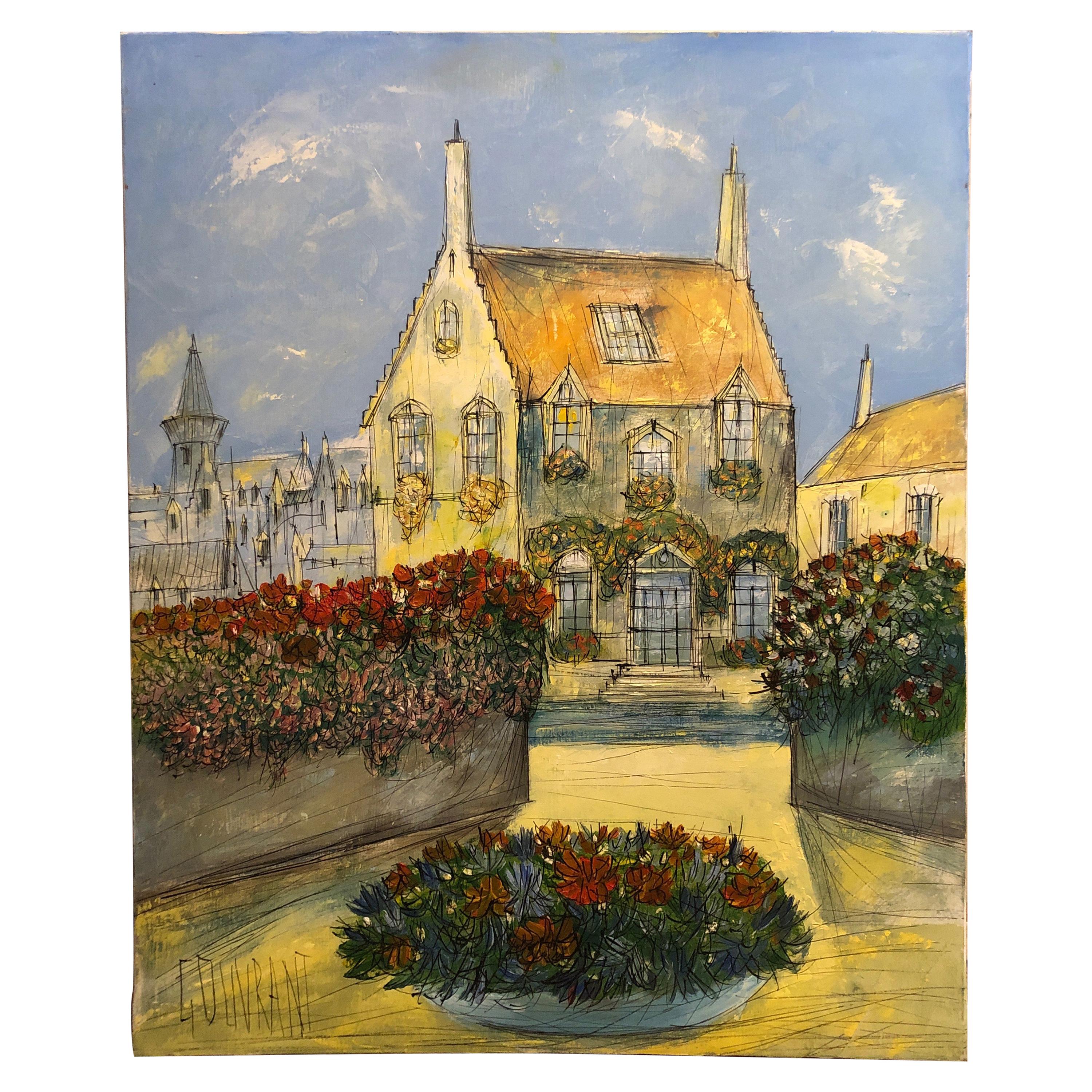 Painting by French Artist J. Gerard, Dated 1899 at 1stdibs