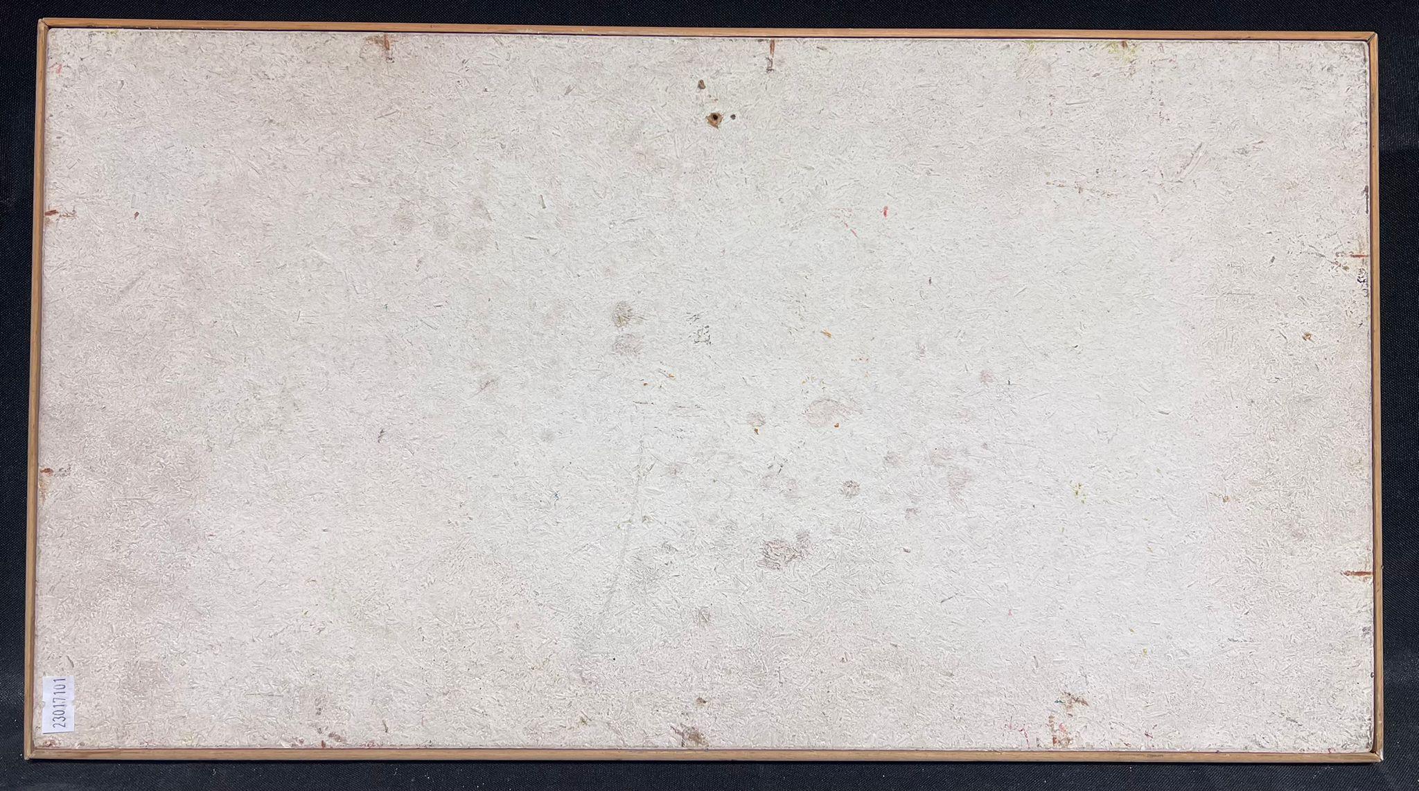 Pittura astratta espressionista ad olio del paesaggio modernista francese firmata in vendita 1