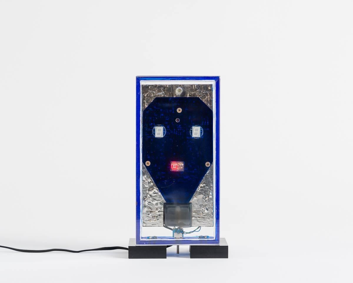 This series by Gérard Haas is many things at once--functional and Avant Garde, elegant and expressive thanks to the artist's surprising use of reclaimed materials. Finding beauty in discarded computer equipment (amid the anxiety of the computer's