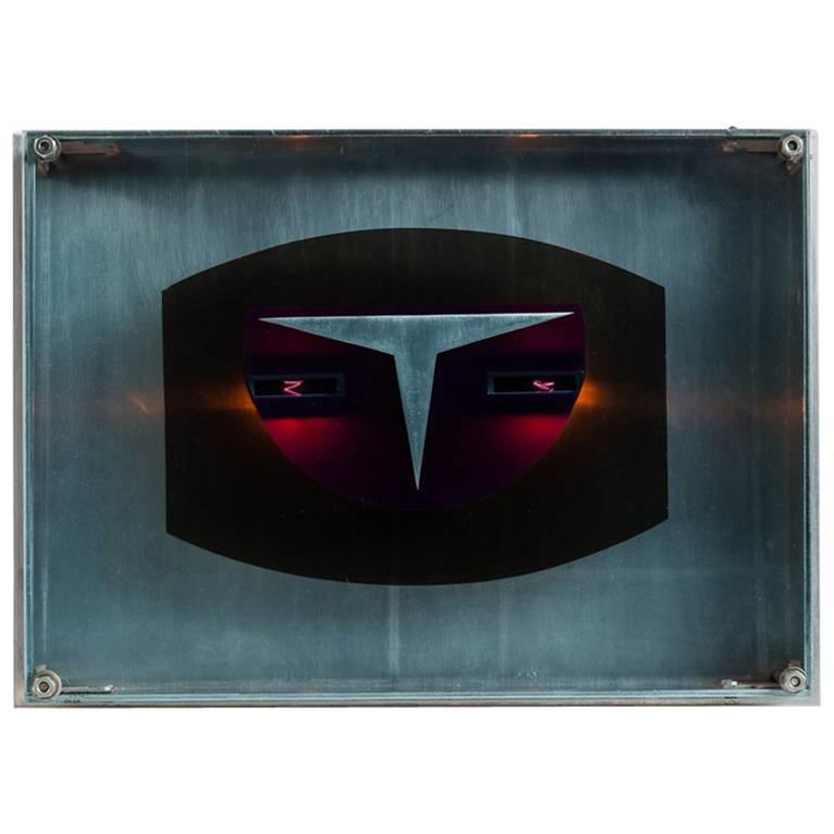 Gérard Haas "Timescapes: LED Chronotope", Light Sculpture, France, circa 1970s For Sale