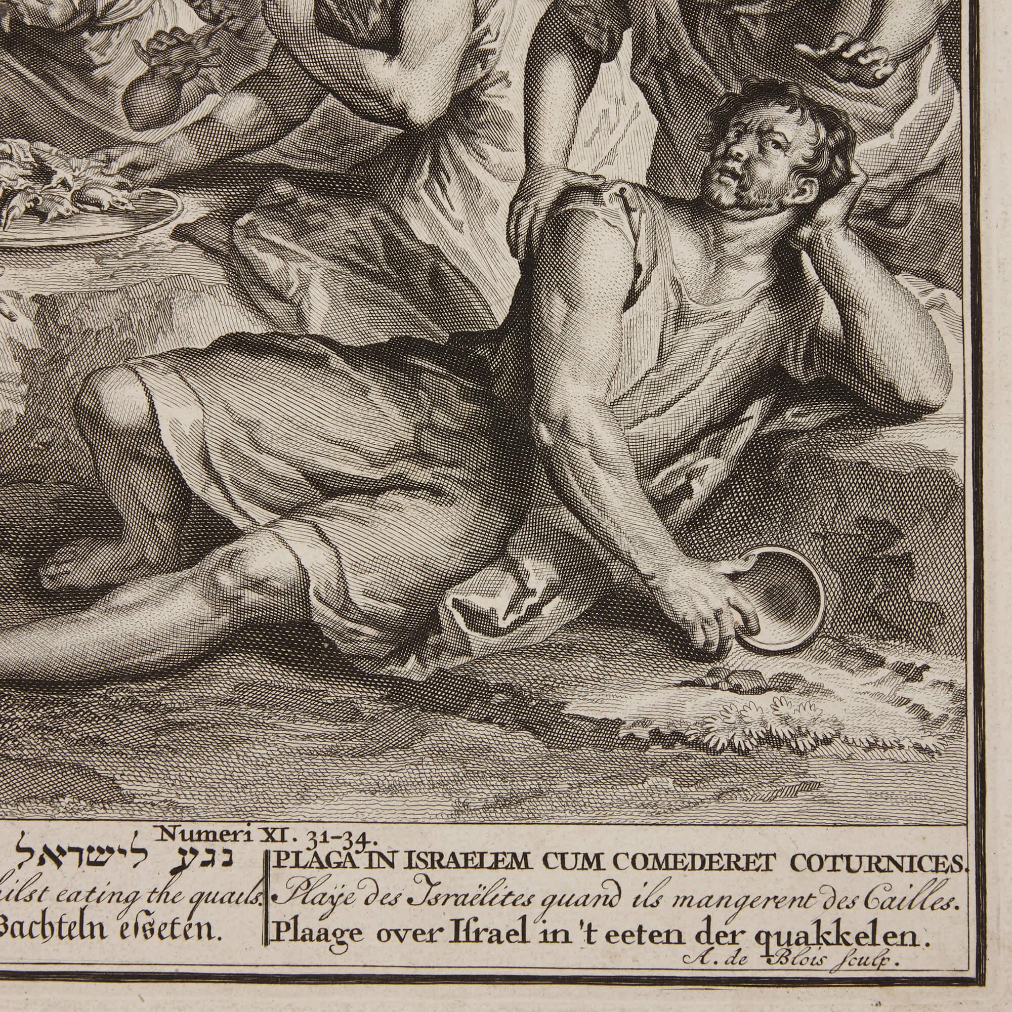 A set of Biblical prints after the Dutch painter and engraver Gerard Hoet For Sale 5