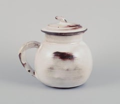 Gerard Hofmann. French ceramicist, own workshop. Large teapot in unique ceramics