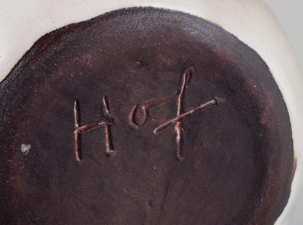 Gerard Hofmann. Ceramista francese, laboratorio proprio. Grande teiera in ceramica unica In condizioni ottime in vendita a Copenhagen, DK