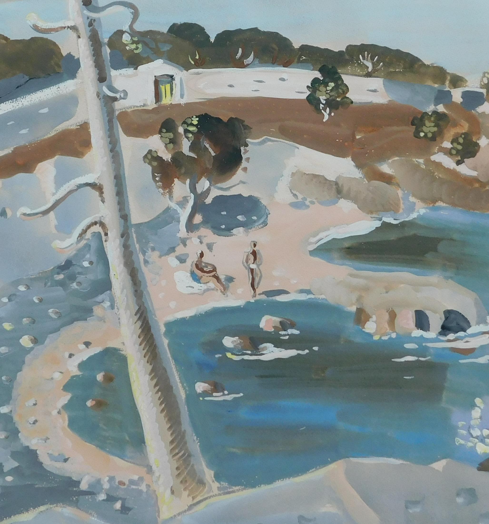 Gerard Hordyk Aquarelle - Baigneuses en vente 2